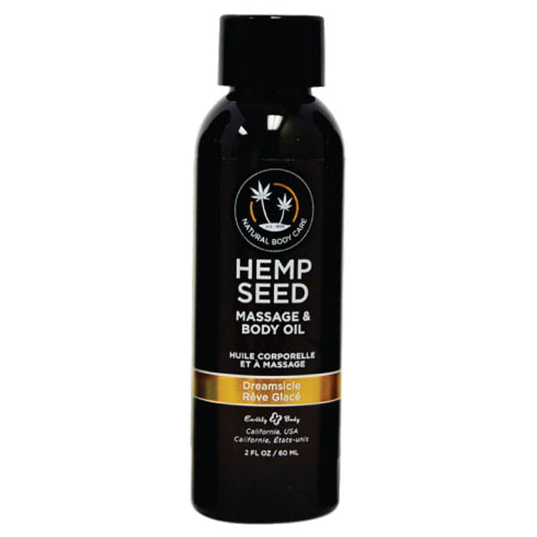 Hemp Seed Massage & Body Oil - Dreamsicle 59 ml Nourishing Blend Massage Oil