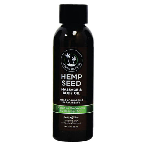 Hemp Seed Massage & Body Oil 59 ml - Naked In The Woods Scent Massage Oil