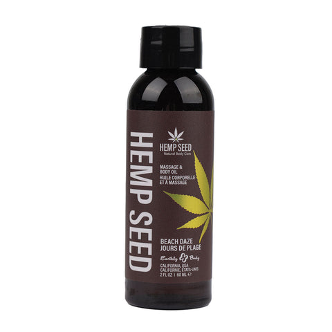 Hemp Seed Massage Oil Beach Daze Coconut Pineapple 59ml Bottle > Essentials > Massage Oil