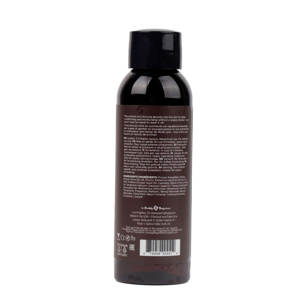 Hemp Seed Massage Oil Guavalava 59ml - Guava & Blackberry Scented Secondary image