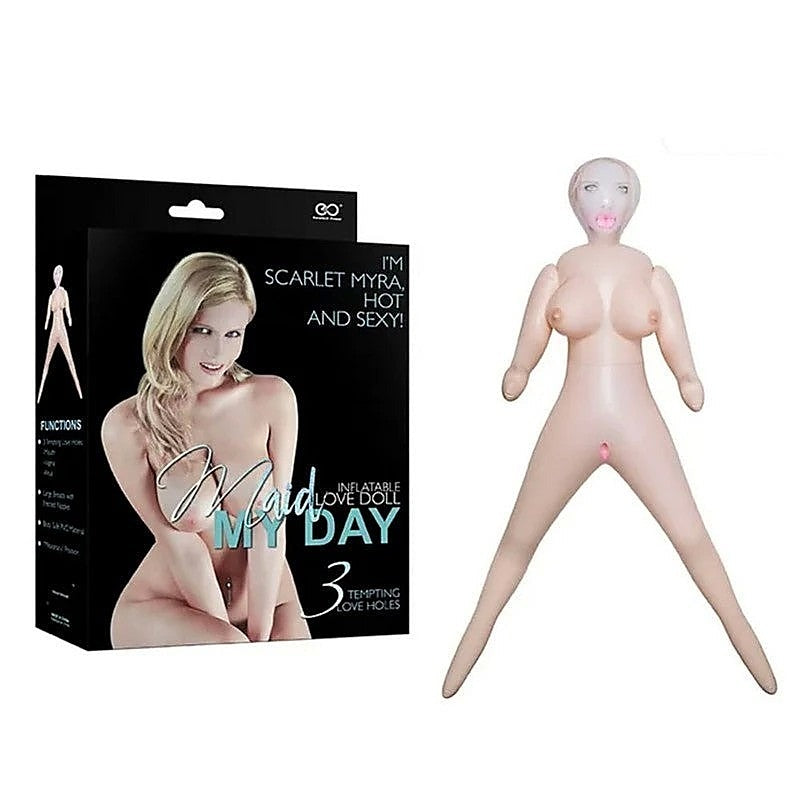 Maid My Day Scarley Myra – Inflatable Life Size Love Doll > Sex Toys > Sex Dolls > Novelty Inflatables