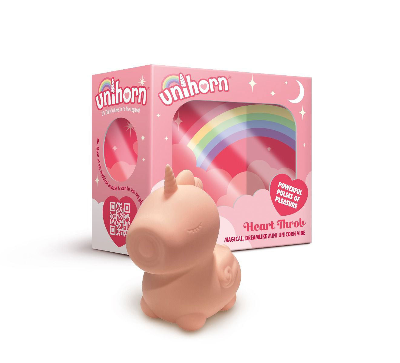 Heart Throb The Pulsing One (Soft Pink) – Mini Vibrator with 10 Speeds and Tongue Motion Patterns > Sex Toys For Ladies > Clitoral Vibrators and Stimulators