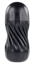 Playboy Pleasure SOLO Stroker with Vibrating Functions Black > Sex Toys For Men > Masturbators > Vibrating