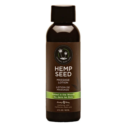 Hemp Seed Massage Lotion Naked In The Woods Tea And Ginger Scent 59ml Bottle White > Essentials > Massage Oil