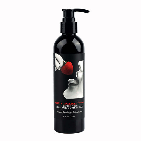 Edible Strawberry Massage Lotion for Sensual Indulgence and Moisturizing Delight Default Title Massage Oil