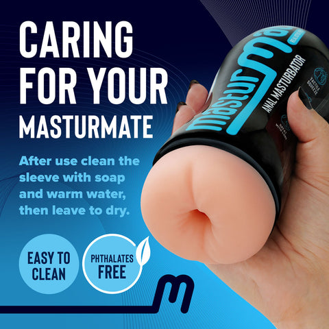 Masturmate - Butt - Cream - Anal Stroker Strokers - Manual
