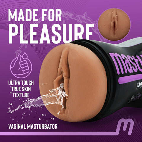 Masturmate - Mocha - Vagina Stroker Strokers - Manual