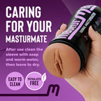 Masturmate Mocha Realistic Male Masturbator – Vaginal Stroker with Ergonomic Design > Sex Toys For Men > Masturbators > Manual