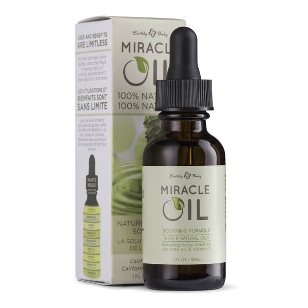 Miracle Oil Skin Soothing Oil with Hemp Seed 30 ml Dropper Bottle Default Title Bath & Body
