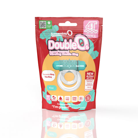 Double O 6 4T High Pitch Treble (Kiwi) > Cock Ring > Vibrating