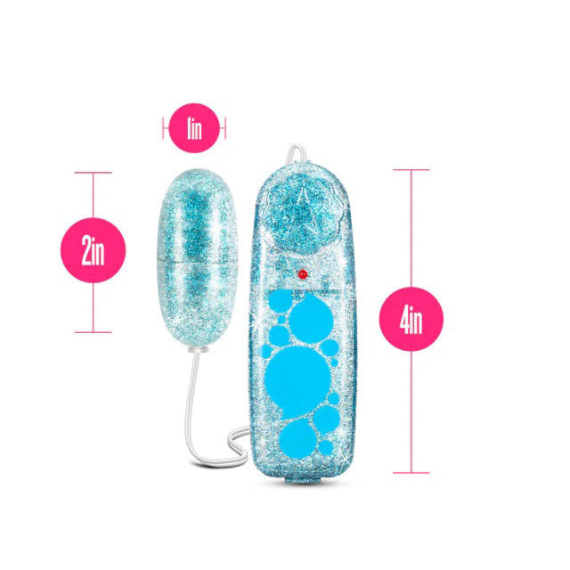 B Yours Glitter Power Bullet Blue 5.5 cm > Vibrators > Mini Vibrators