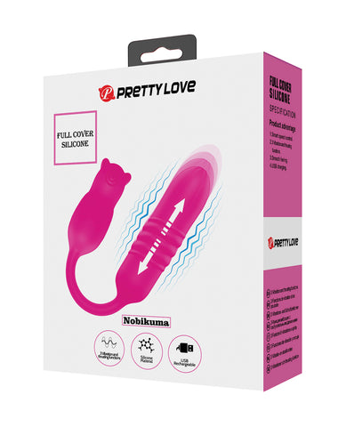Pretty Love Nobikuma – Rechargeable Silicone Thrusting Bullet Vibrator > Vibrators > Mini Vibrators