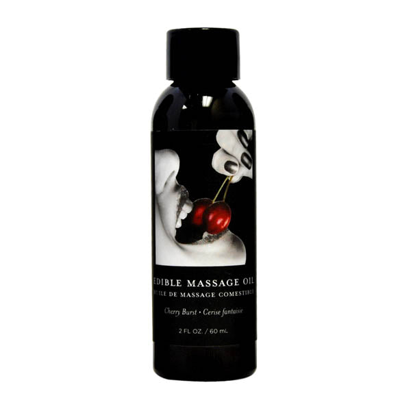Edible Massage Oil Cherry Burst Flavored 59ml Bottle > Essentials > Massage Oil