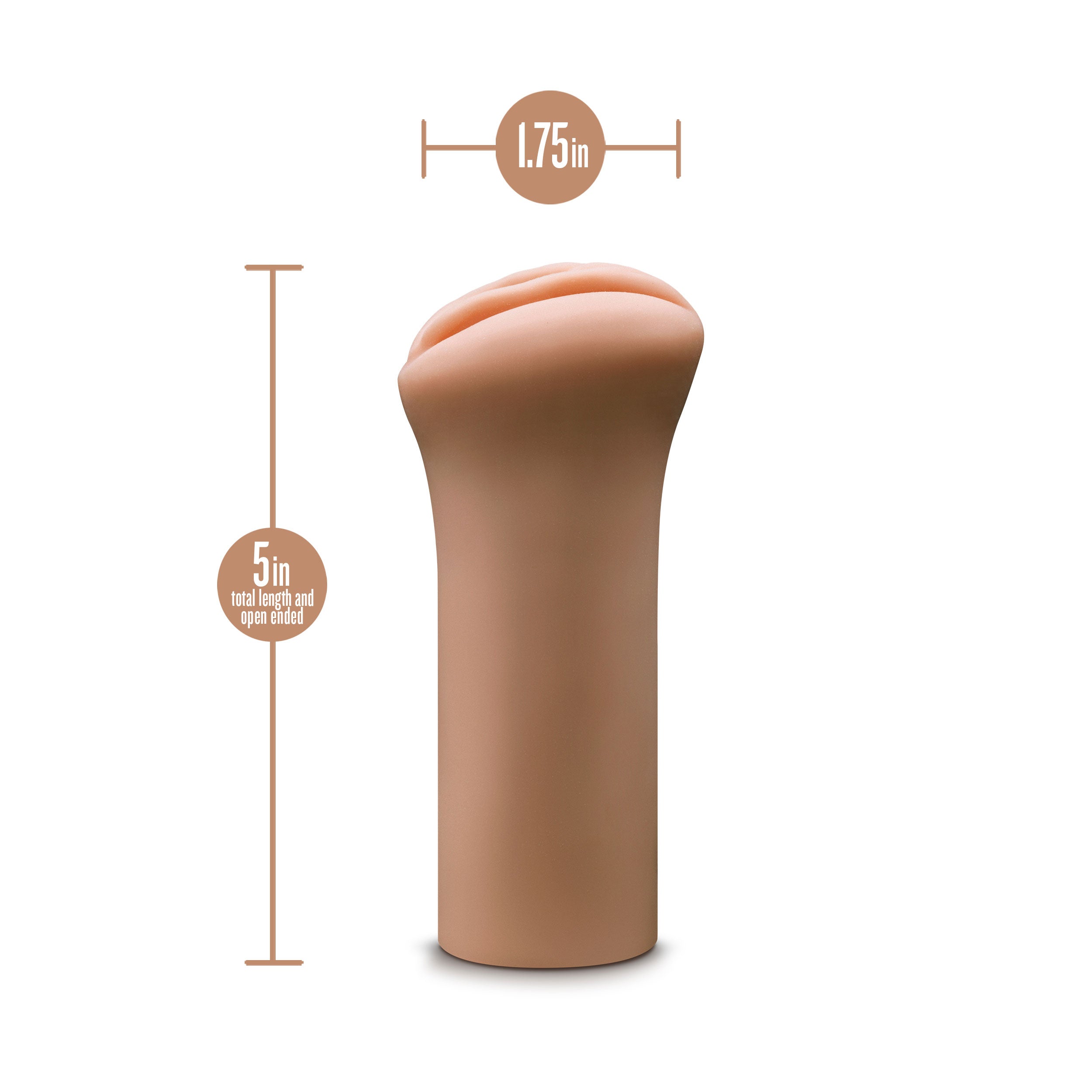 Enlust Molly Tan Male Stroker Soft X5 Plus Material Sleeve > Sex Toys For Men > Masturbators > Manual