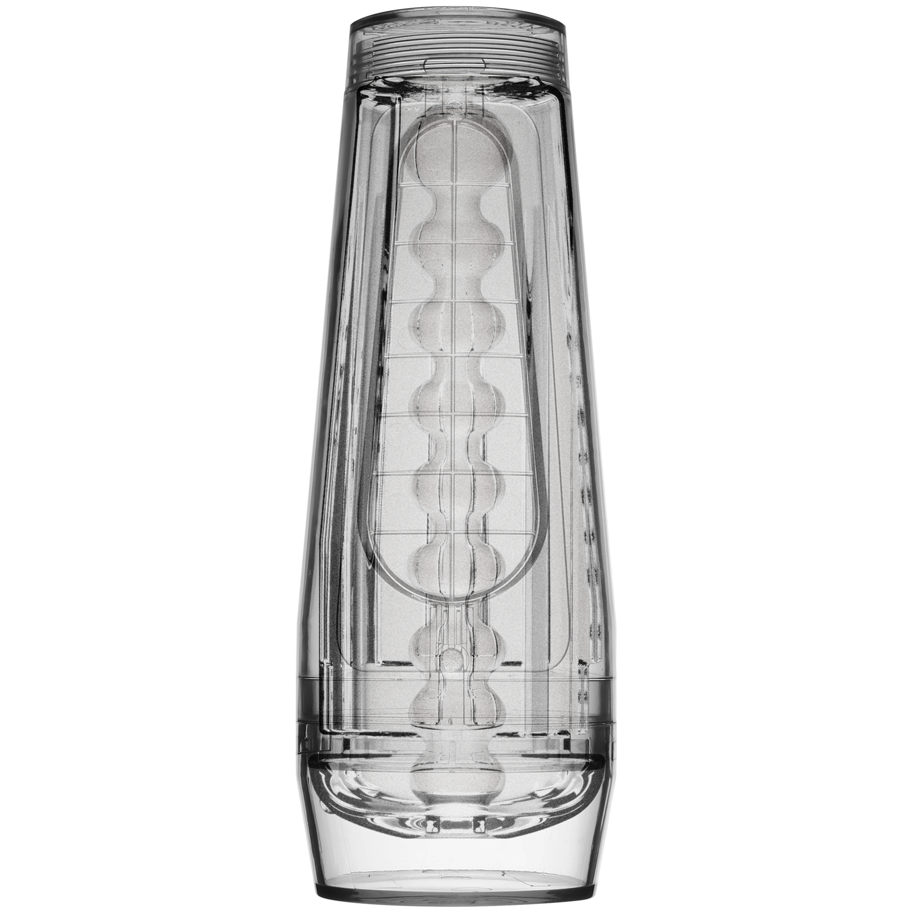 Doc Johnson Optix Crystal Masturbator (Clear) – Transparent Masturbator > Sex Toys For Men > Masturbators > Manual