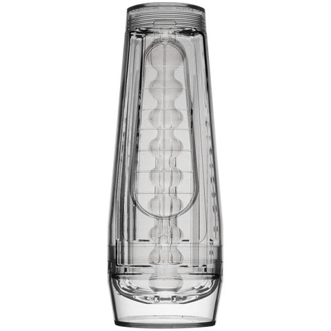 Doc Johnson Optix Crystal Masturbator (Clear) – Transparent Masturbator > Sex Toys For Men > Masturbators > Manual