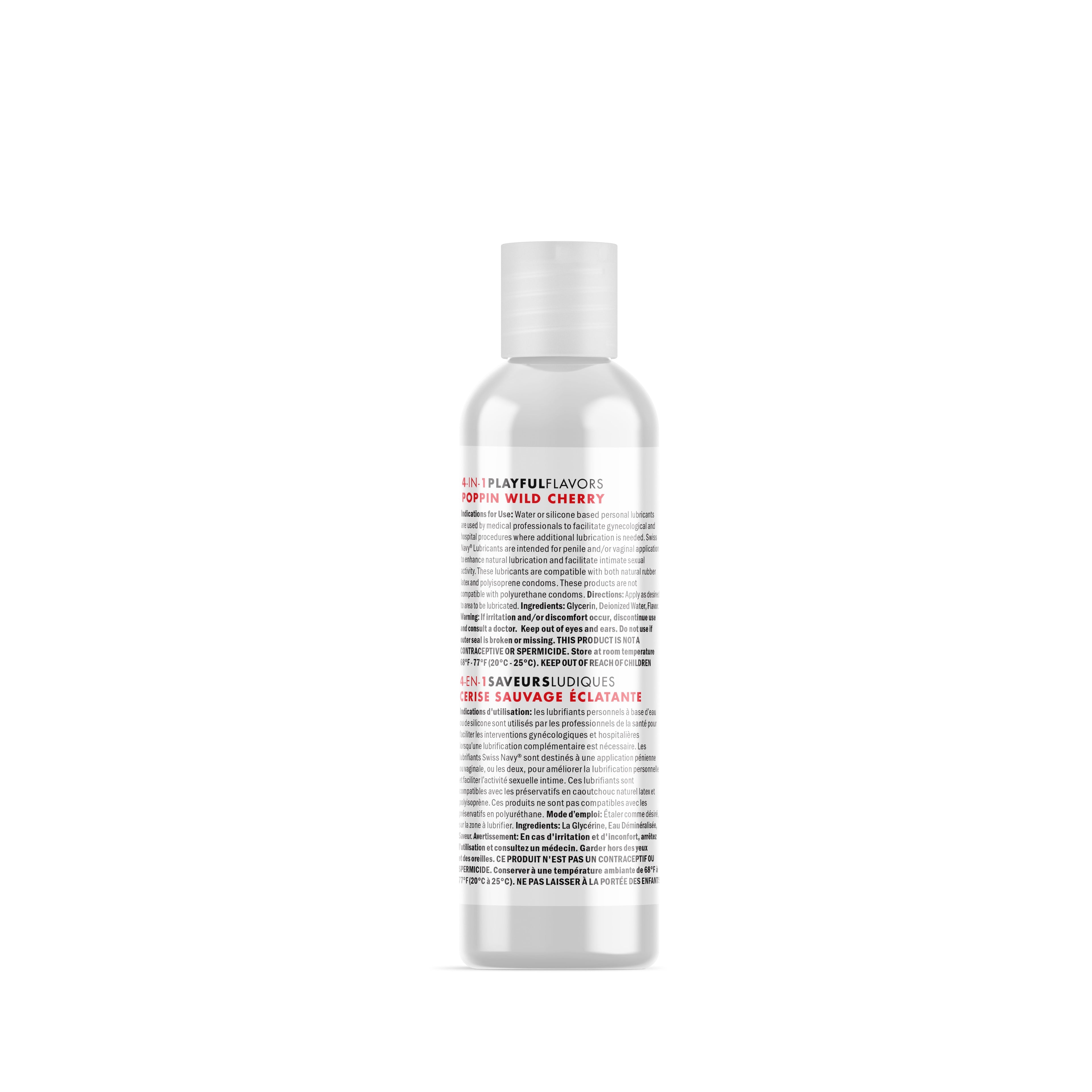Playful Flavours 4 In 1 Poppin Wild Cherry – Flavored Lubricant 1Oz (29.5ml) > Lube > Flavoured