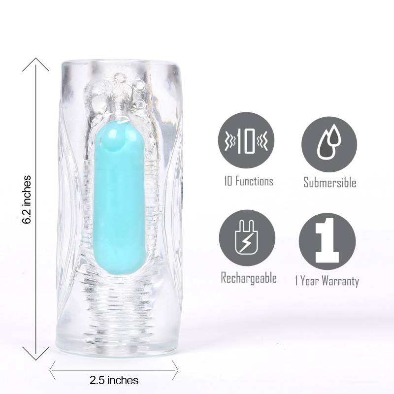 Maia Aster Vibrating Stroker Sleeve with 10 Function Settings