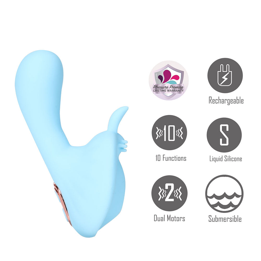 Maia Averi USB Rechargeable Vibrator – Powerful Dual Motor Intimate Device > Vibrators > Unconventional