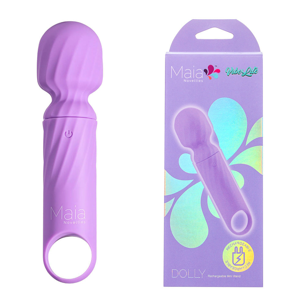 Maia Dolly Mini Massage Wand Purple > Sex Toys > Mini Massagers Main image