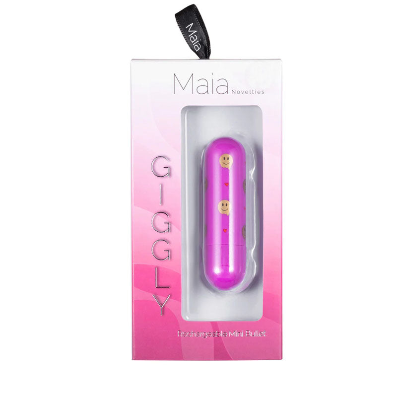 Maia Giggly (7.6 cm) Bullet Vibrator with 10 Functions – Bullet Vibrator BULLETS