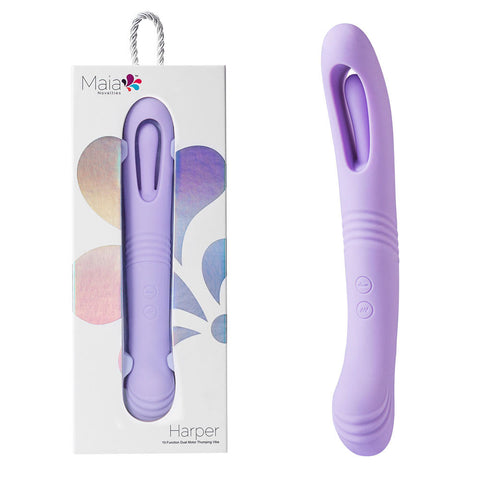 Maia HARPER Dual Motor Vibe 24.1 cm Rechargeable Purple Vibrators