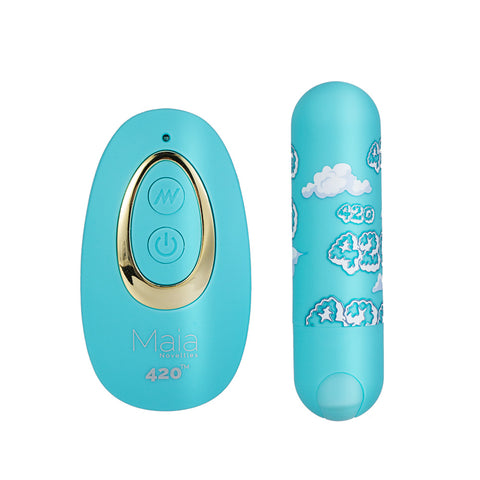 Maia JESSI 420 Remote 7.6 cm USB Rechargeable Bullet Vibrator BULLETS