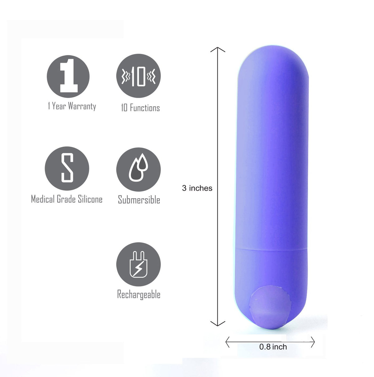 Maia Jessi 7.6 Centimeter Bullet Vibrator > Vibrators > Mini Vibrators
