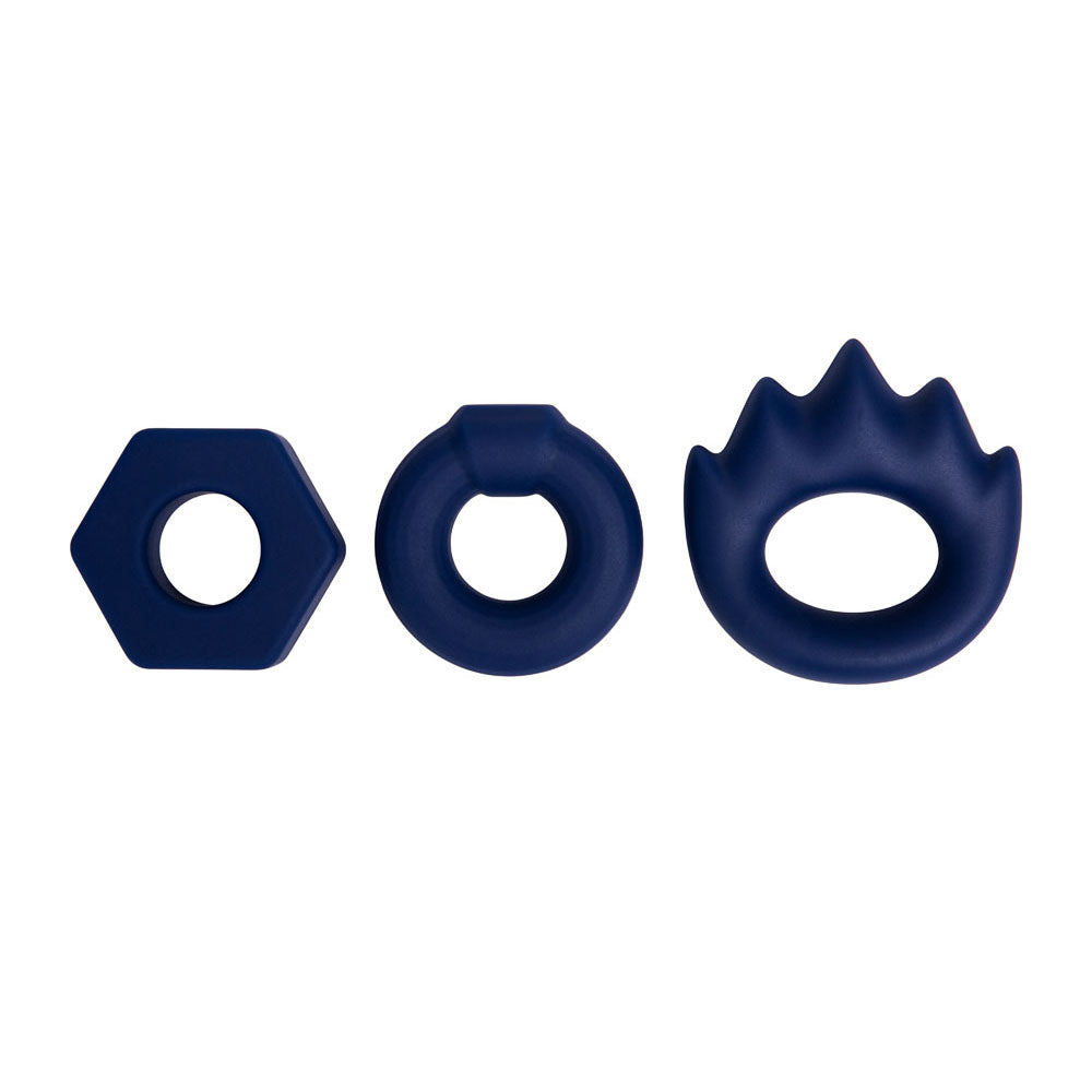 Maia Lonzo Silicone Cock Rings Set of 3 COCK RING Set