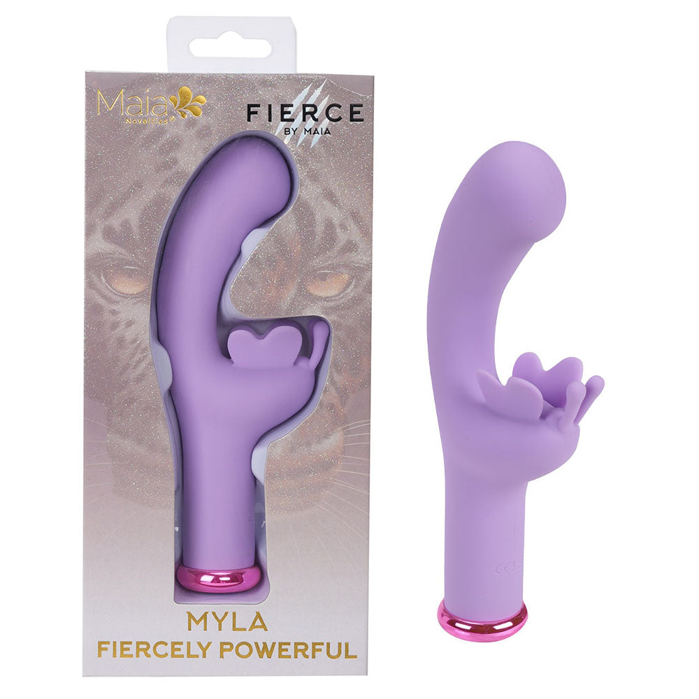 Maia Myla Lavender 15.9 cm Butterfly Vibrator > Vibrators > Ladies > Rabbit Main image
