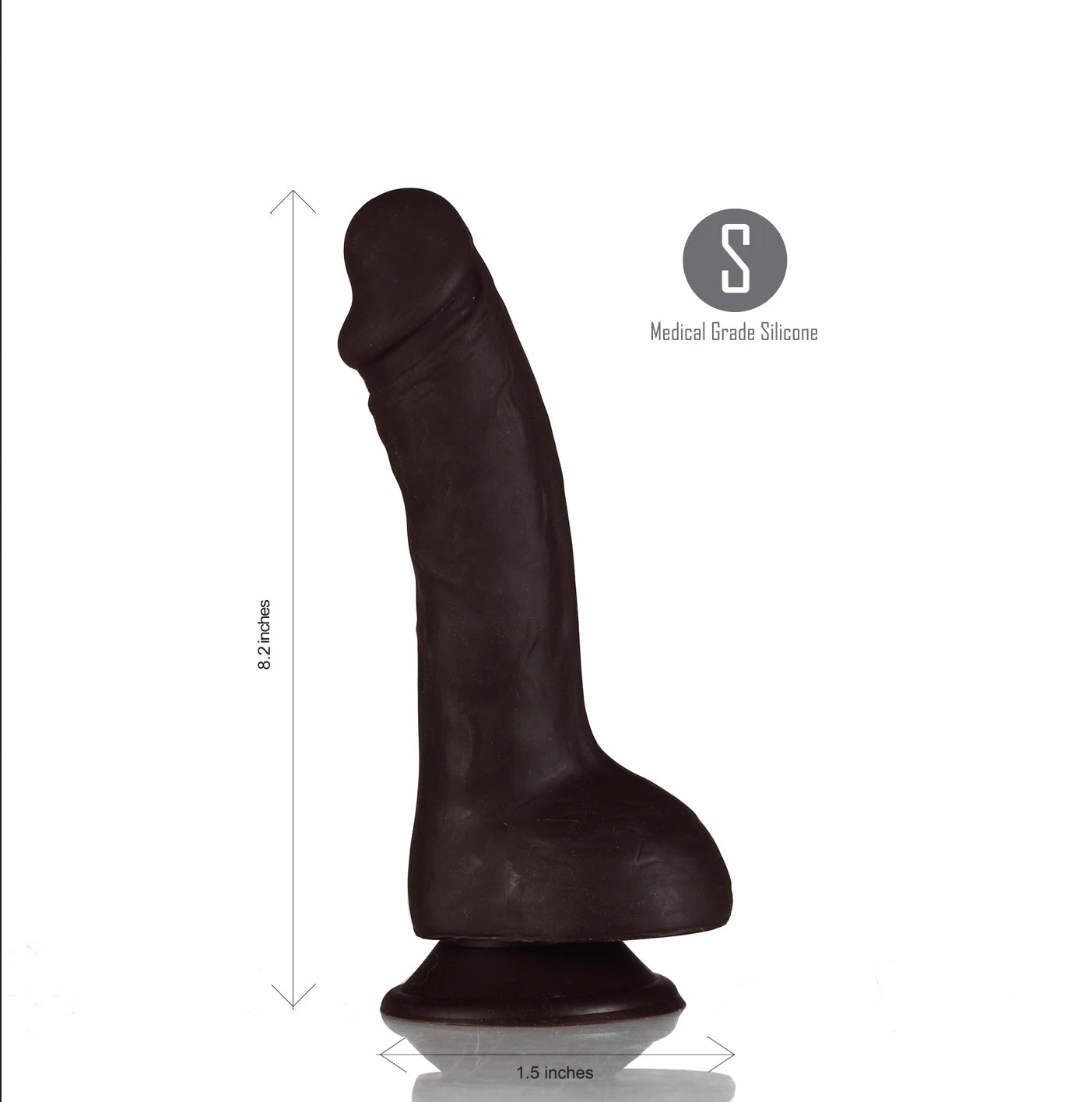 Maia Phoenix 20.3 Centimeter Dong Premium Medical-Grade Silicone DONGS