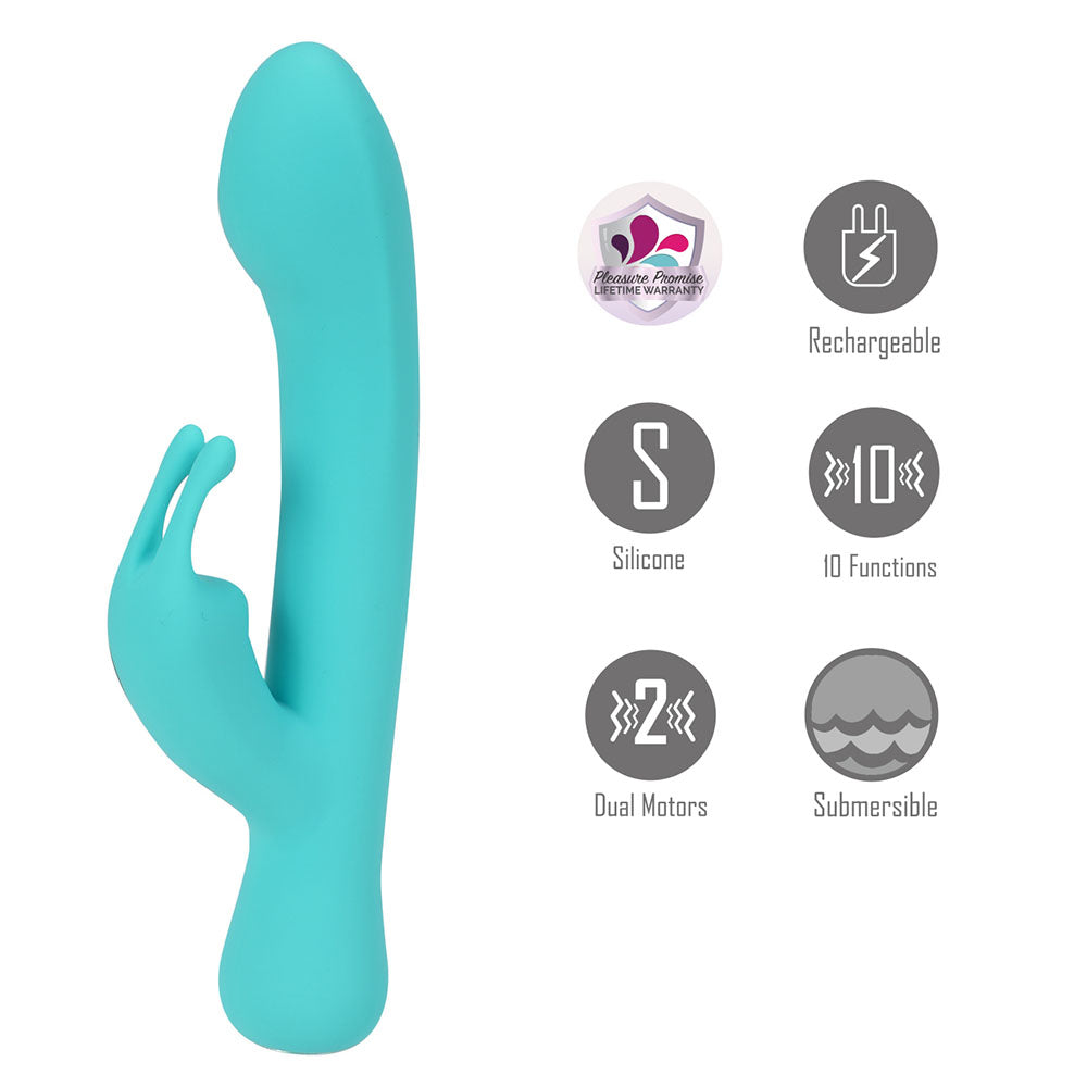 Maia Zara Teal 17.1 cm Rabbit Vibrator Secondary image