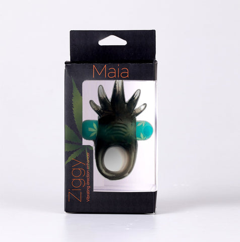 Maia Ziggy Hemp USB Rechargeable Vibrating Cock Ring Cock Rings Vibrating