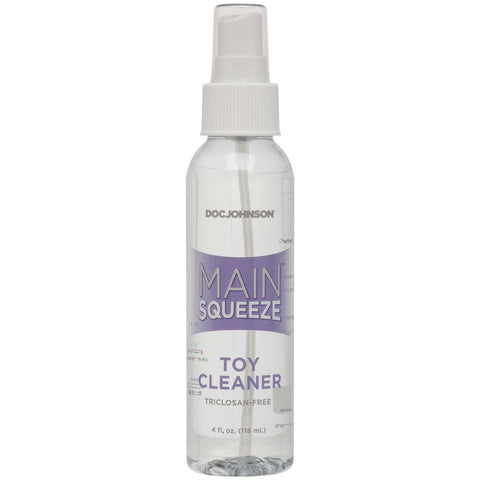 Doc Johnson Main Squeeze Toy Cleaner Spray (4 Fl Oz) – Safe Vegan Formula Toy Cleaner > Essentials > Toy Cleaners