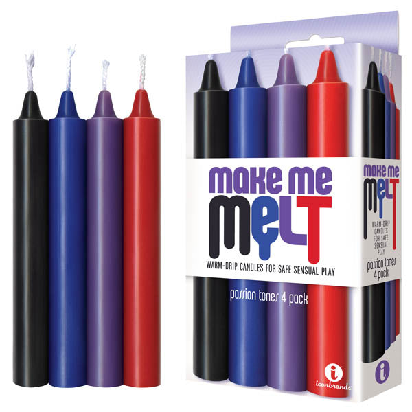 Make Me Melt Drip Candles Passion Tones 4 Pack > Candles > Drip Main image