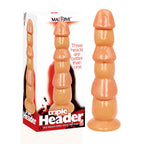 Massive Triple Header Flesh – Large Silicone Dildo > Dildos > Oversized Toys