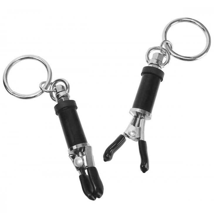 Master Series Bondage Ring Barrel Nipple Clamps – Adjustable Nipple Clamps > Sex Toys > Nipple Clamps