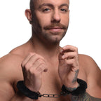 Master Series Cuffed in Fur (Black) – Luxury Fluffy Handcuffs > Bondage Gear > Handcuffs