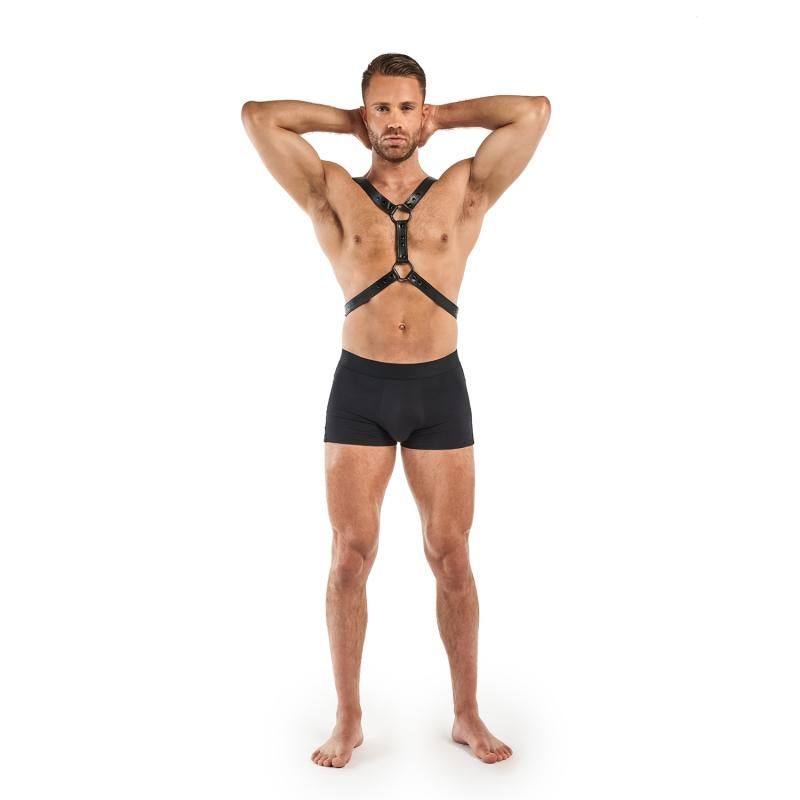 Max Bondage Harness Black Adjustable Size 26 to 50 cm Mens Harnesses