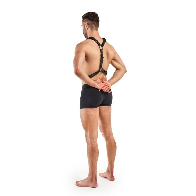 Max Bondage Harness Black Adjustable Size 26 to 50 cm Mens Harnesses