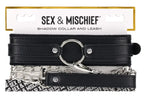 Shadow Collar and Leash – Faux Leather Collar and Leash Set Black > Bondage Gear > Collars & Leashes