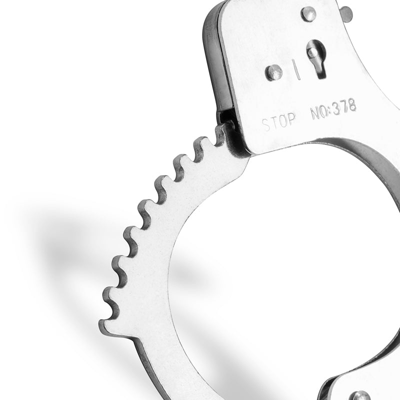 Metal Cuffs Silver Bondage Accessories for Couples > Bondage Gear > Restraints