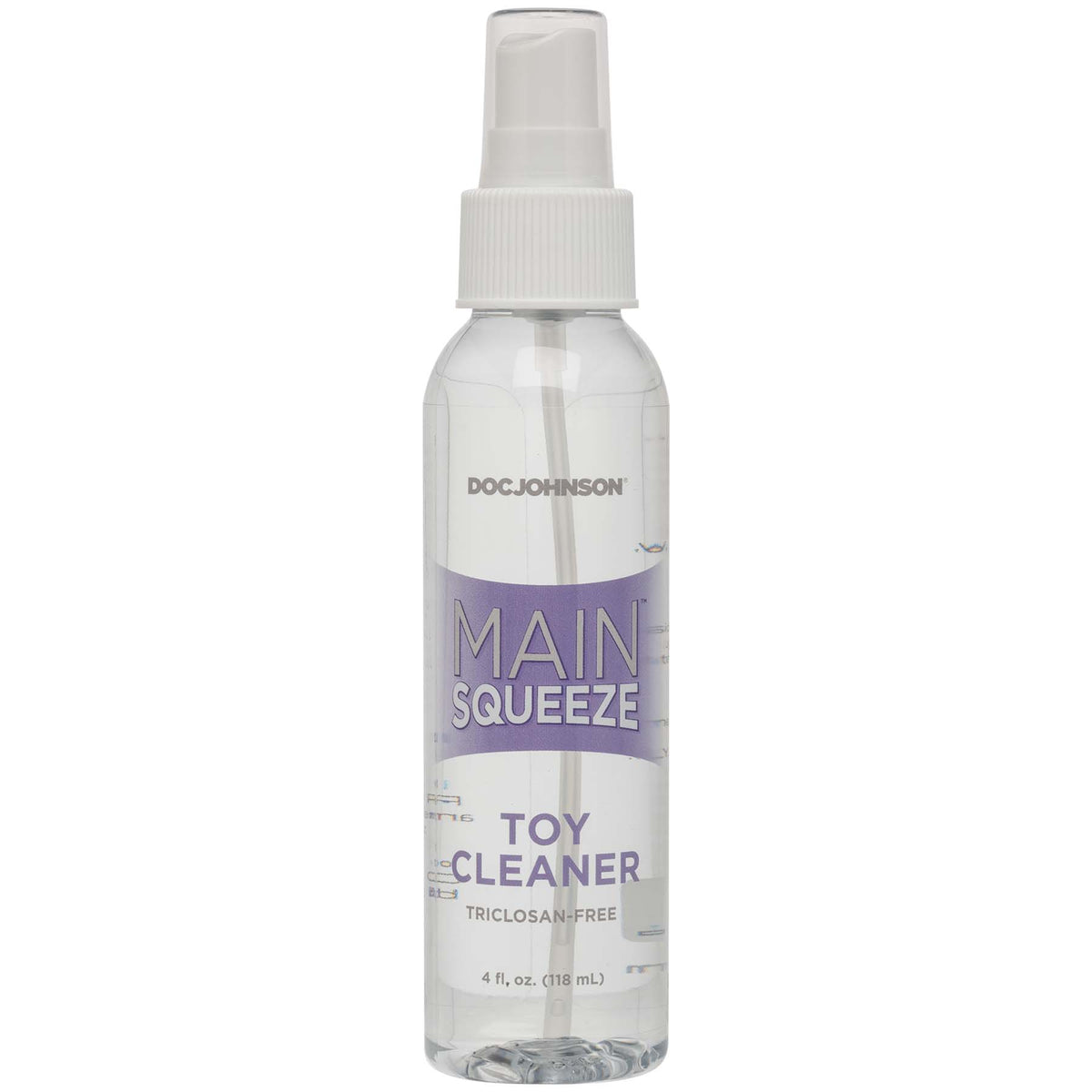 Doc Johnson Main Squeeze Toy Cleaner Spray (4 Fl Oz) – Safe Vegan Formula Toy Cleaner Default Title > Essentials > Toy Cleaners