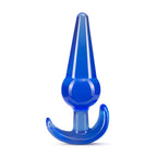 B Yours Large Anal Plug – Smooth Tapered Tip Comfortable Stretching Toy Blue Large > Anal Range > Butt Plugs