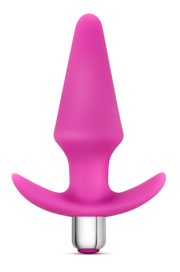 Luxe Discover Pink Anal Plug with 10 Vibrating Functions Pink Butt Plugs - Vibrating