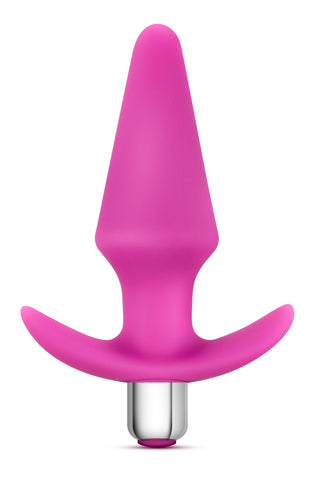 Luxe Discover Pink Anal Plug with 10 Vibrating Functions Pink Butt Plugs - Vibrating