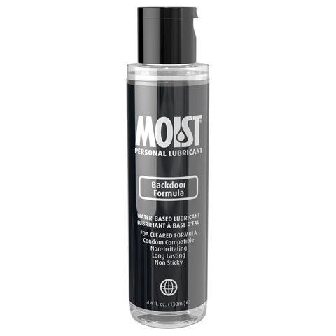 Moist Backdoor Formula Water Based Anal Lubricant 130 ml Bottle Anal Lubricant