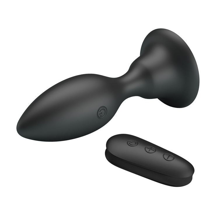 Mr Play Vibrating Anal Plug 10.8 cm USB Rechargeable Butt Plug with Remote Control Butt Plugs - Vibrating
