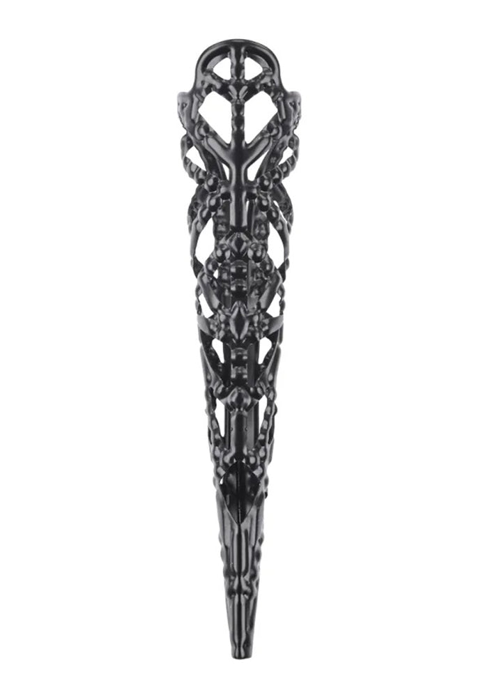 Sex & Mischief Sensory Fingertips - 8.25 cm Black Alloy Black Medical Themed