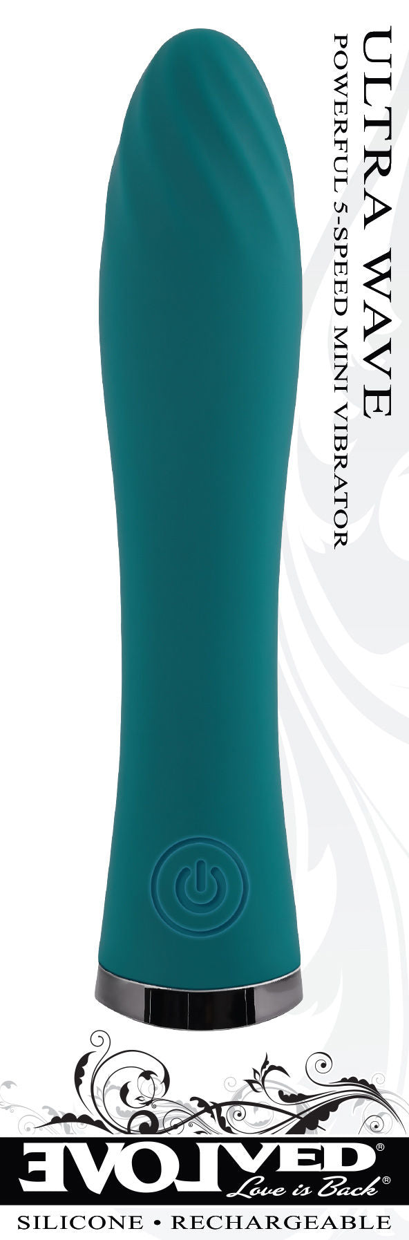 Ultra Wave Petite Vibrator with Swirling Textures and Patterns Vibrators